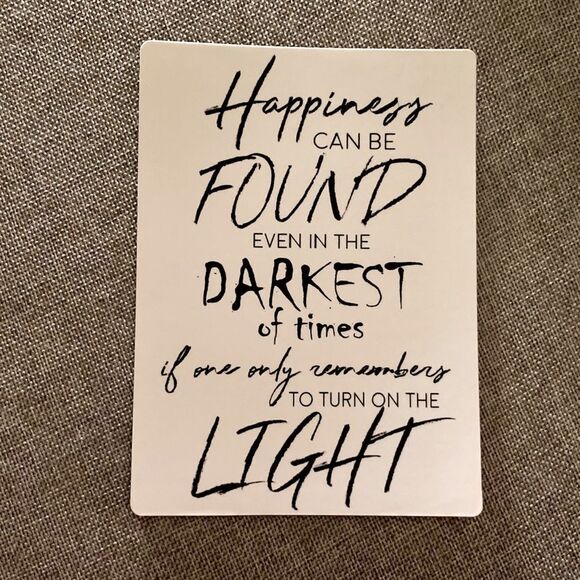 Harry Potter Dumbledore Happiness Quote Magnet - Picture 1 of 3